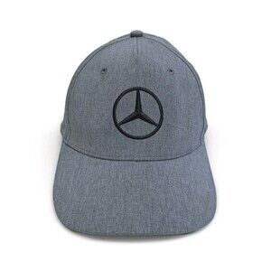 Mercedes Benz Puma Grey Golf Hat Cap Strapback Adjustuable Embroidered Logo